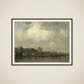 De Schreierstoren aan de Buitenkant te Amsterdam framed