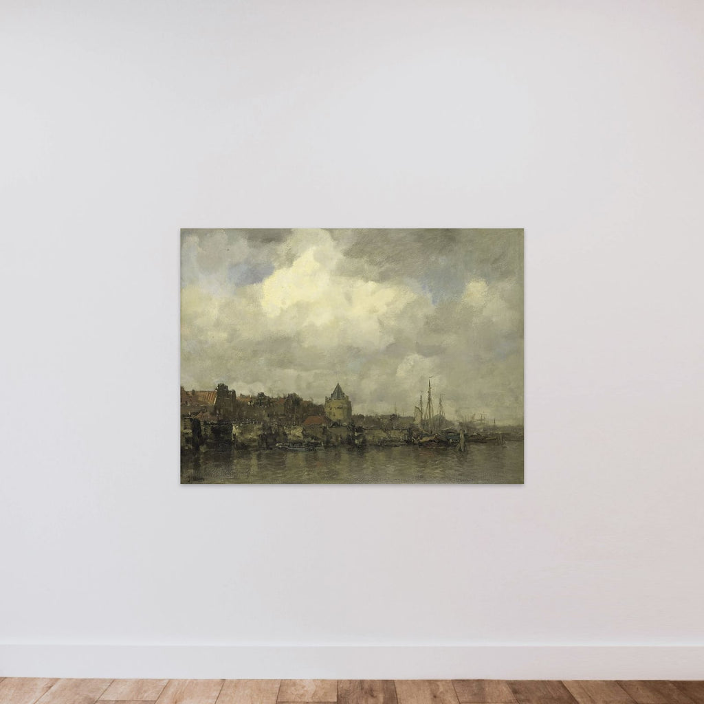 De Schreierstoren aan de Buitenkant te Amsterdam unframed — shown to scale