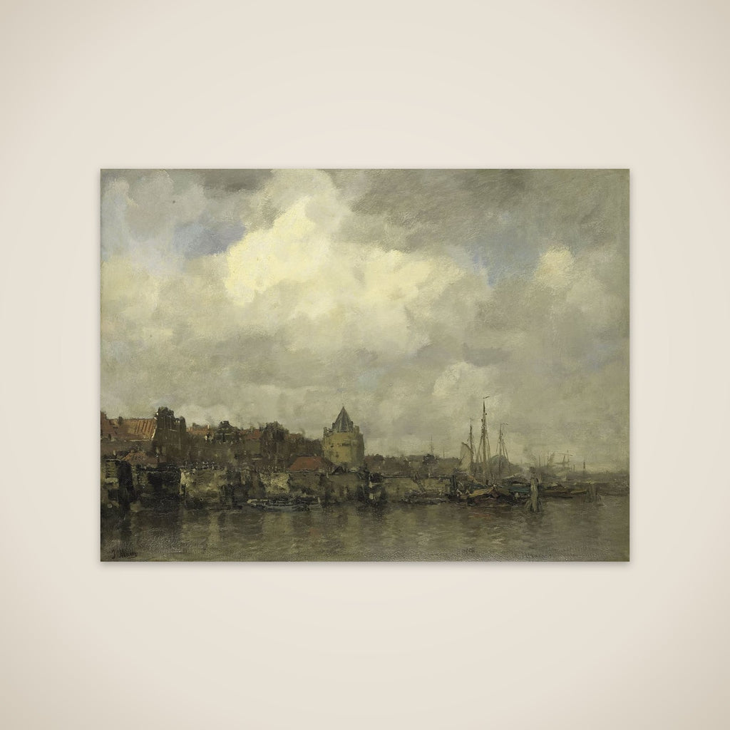 De Schreierstoren aan de Buitenkant te Amsterdam unframed print