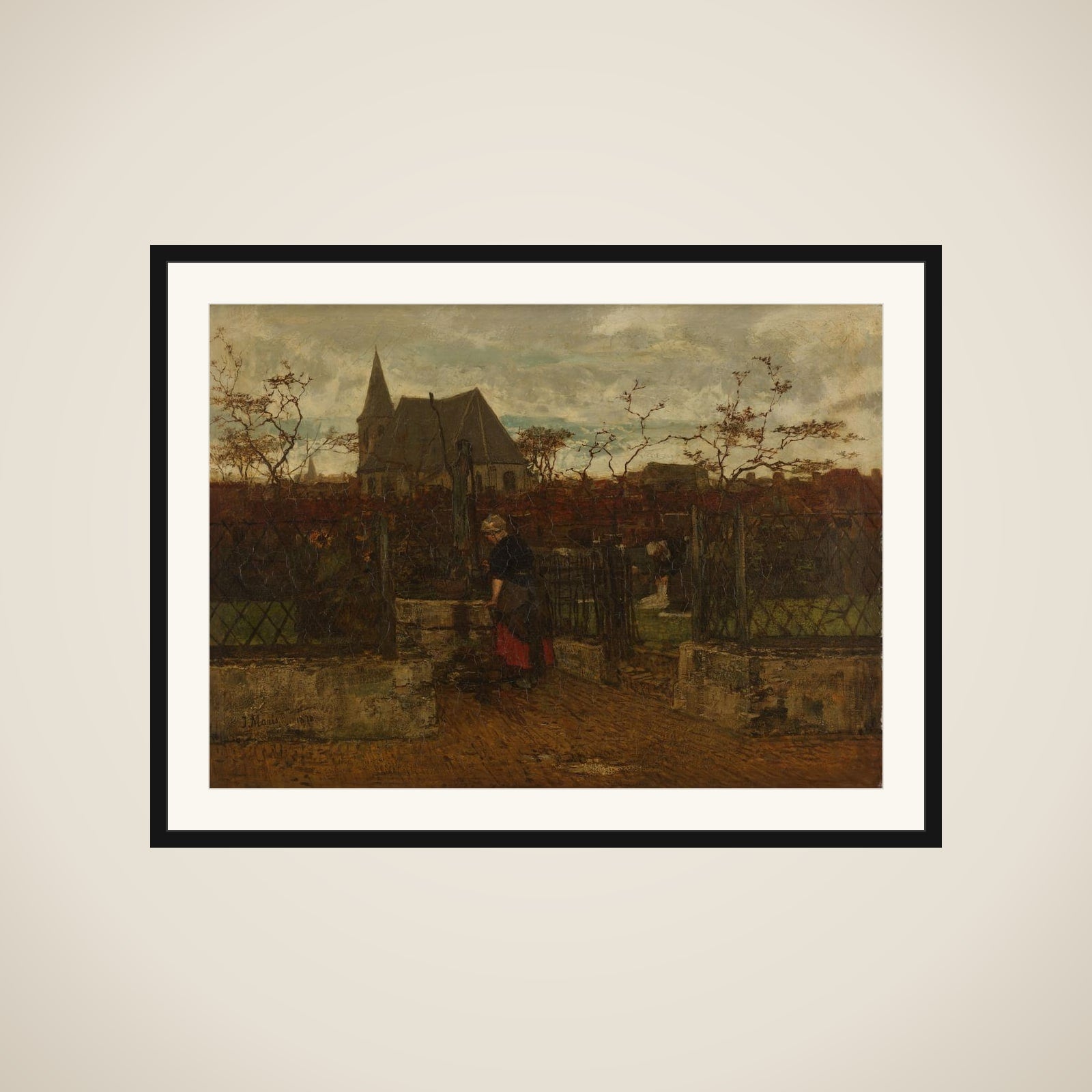 A Bleaching Field framed