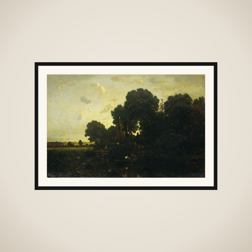 Avondschemering framed