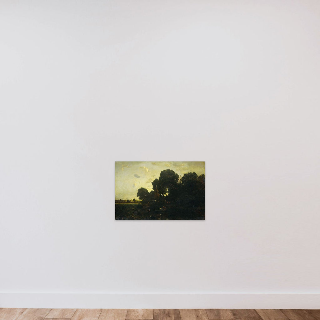 Avondschemering unframed — shown to scale