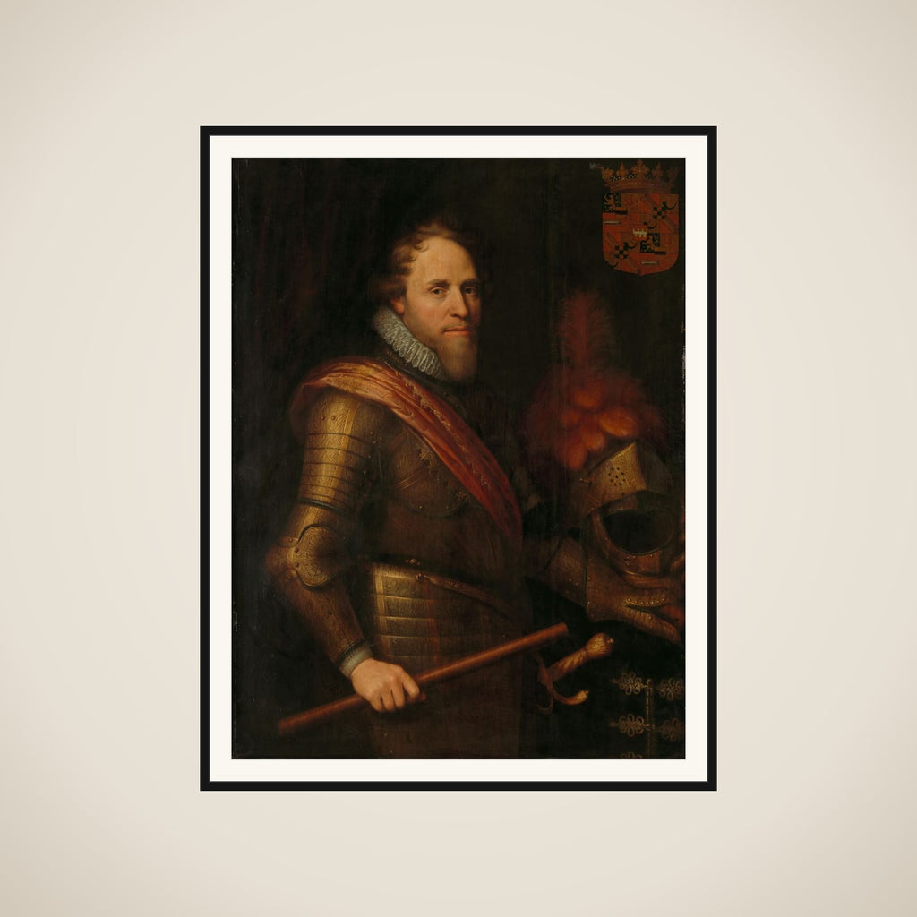 Portrait of Maurits (1567-1625), Prince of Orange framed