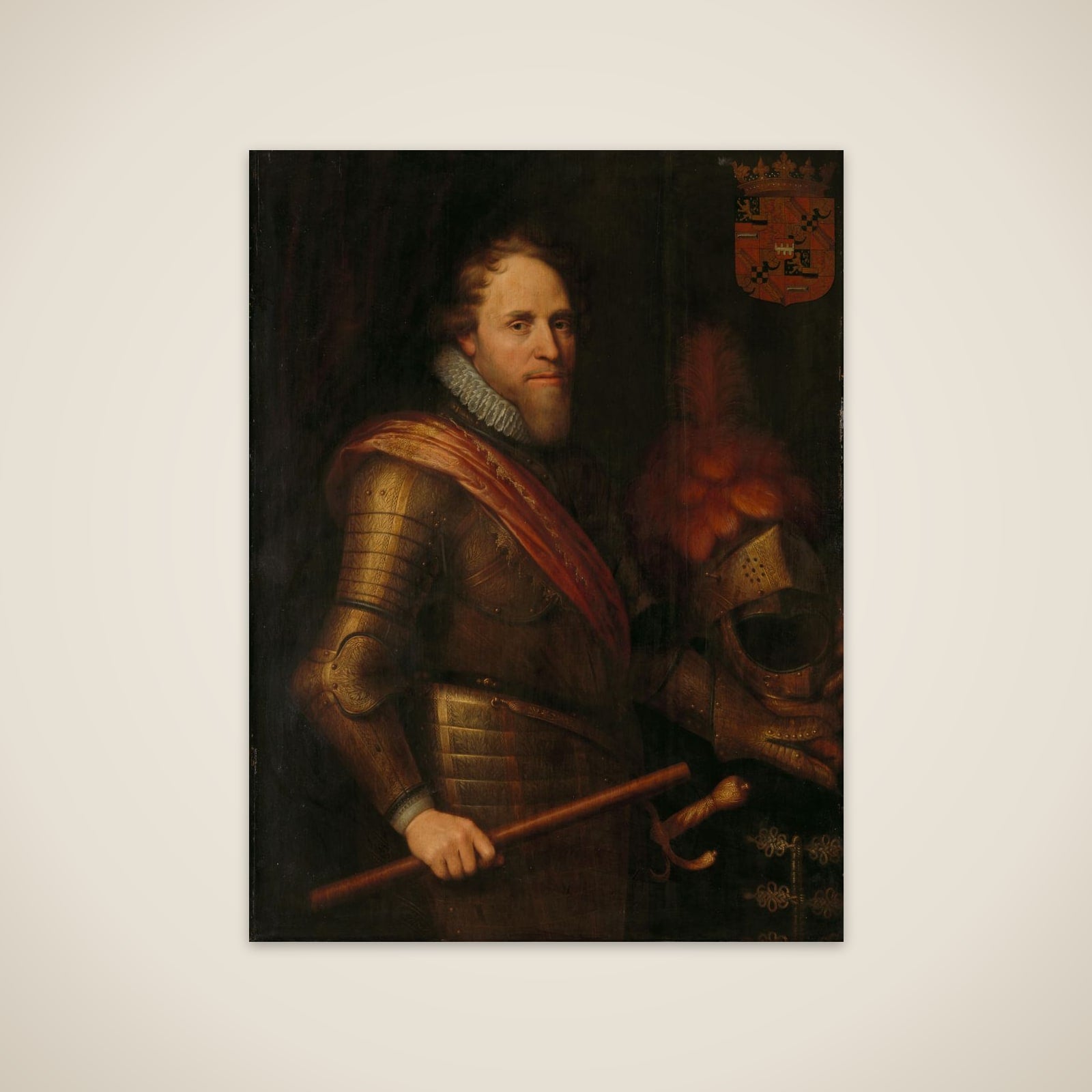 Portrait of Maurits (1567-1625), Prince of Orange unframed print