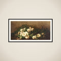 Still life with gitaar en rozen framed