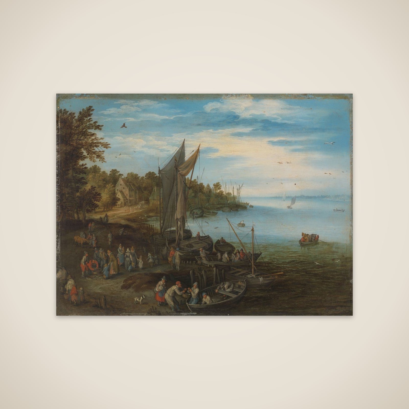 River Bank unframed print