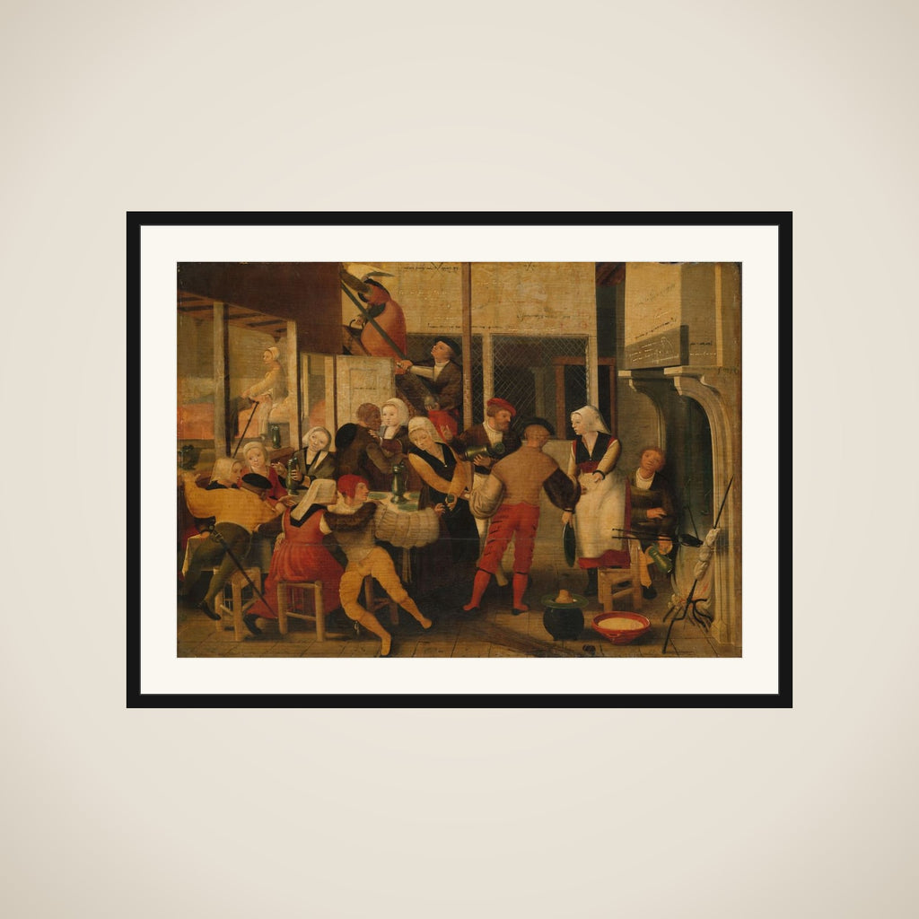 Party in a Brothel framed