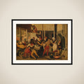 Party in a Brothel framed