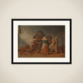 Peasant Meal framed