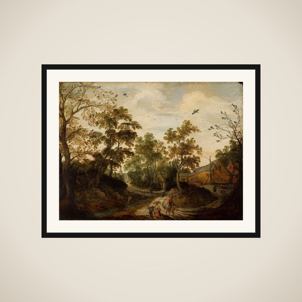View of a Village framed