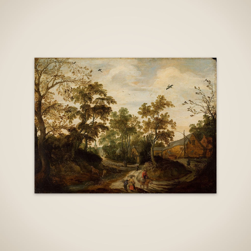 View of a Village unframed print