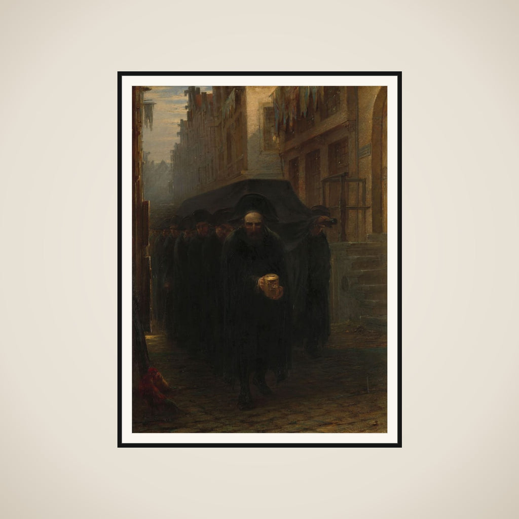 A Jewish Funeral framed