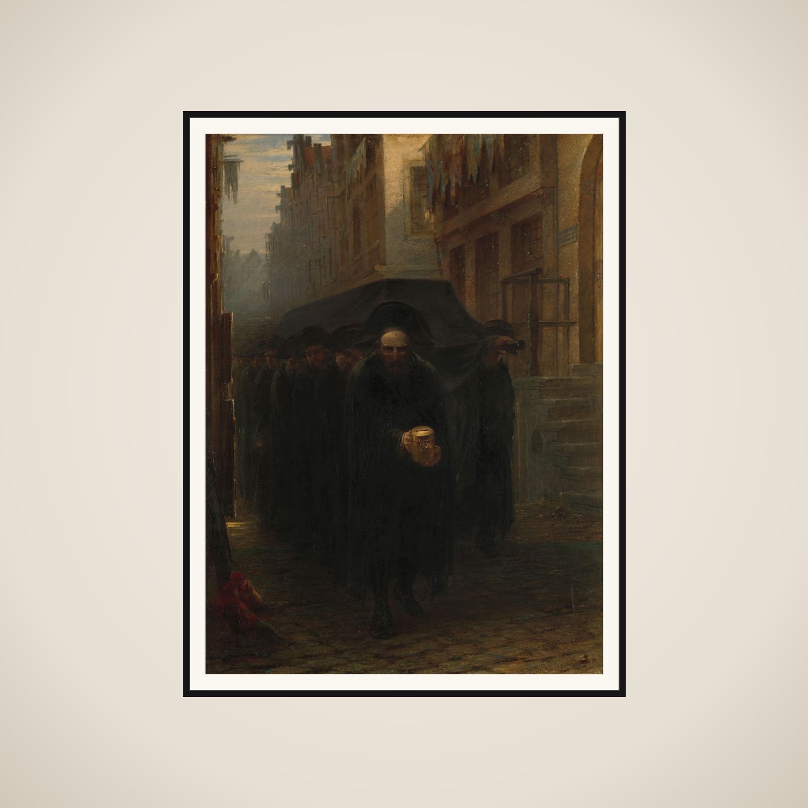A Jewish Funeral framed