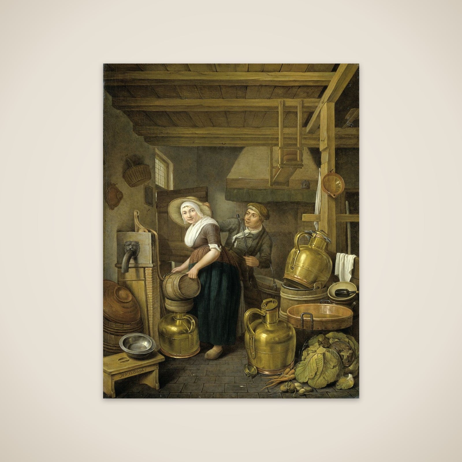 After Milking Time unframed print