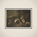 Still Life with Fish framed