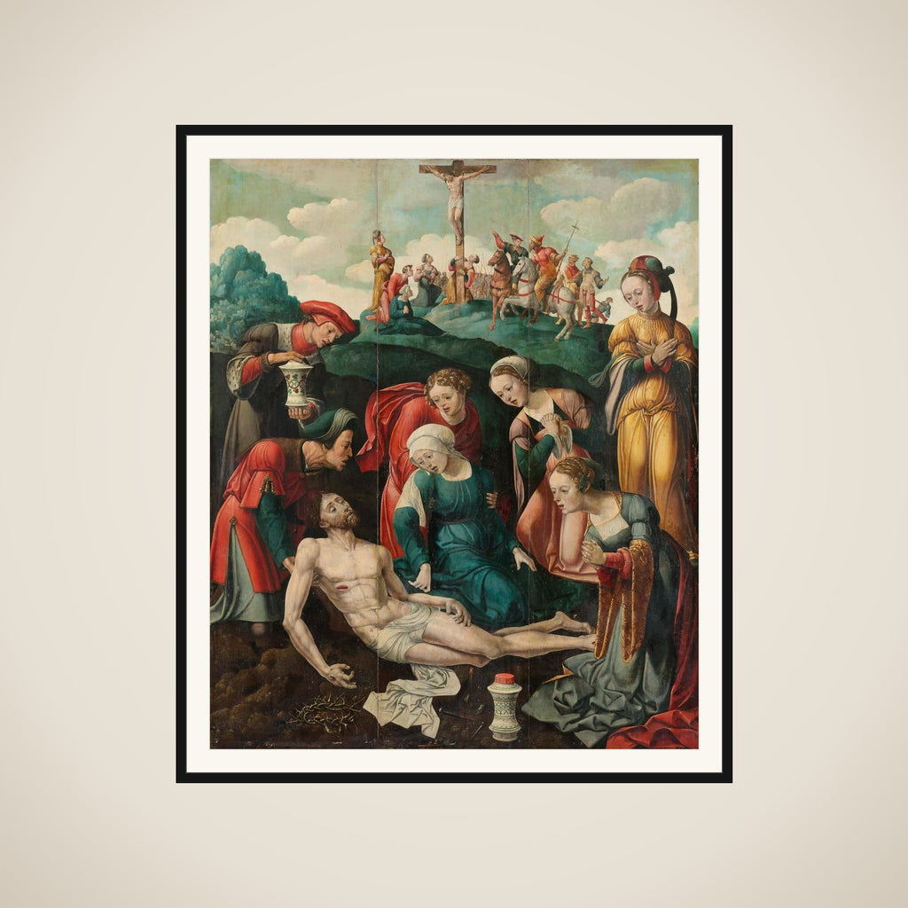 The Lamentation of Christ framed