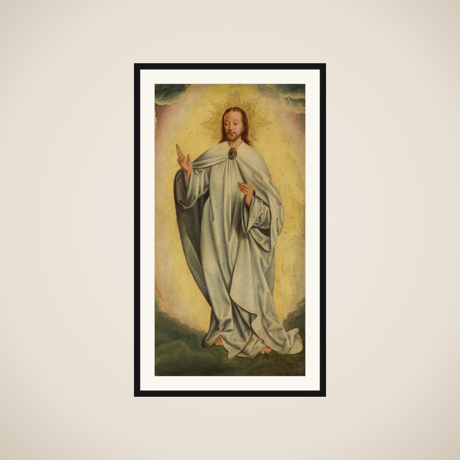 Fragment with the Transfiguration of Christ (Resurrection) framed