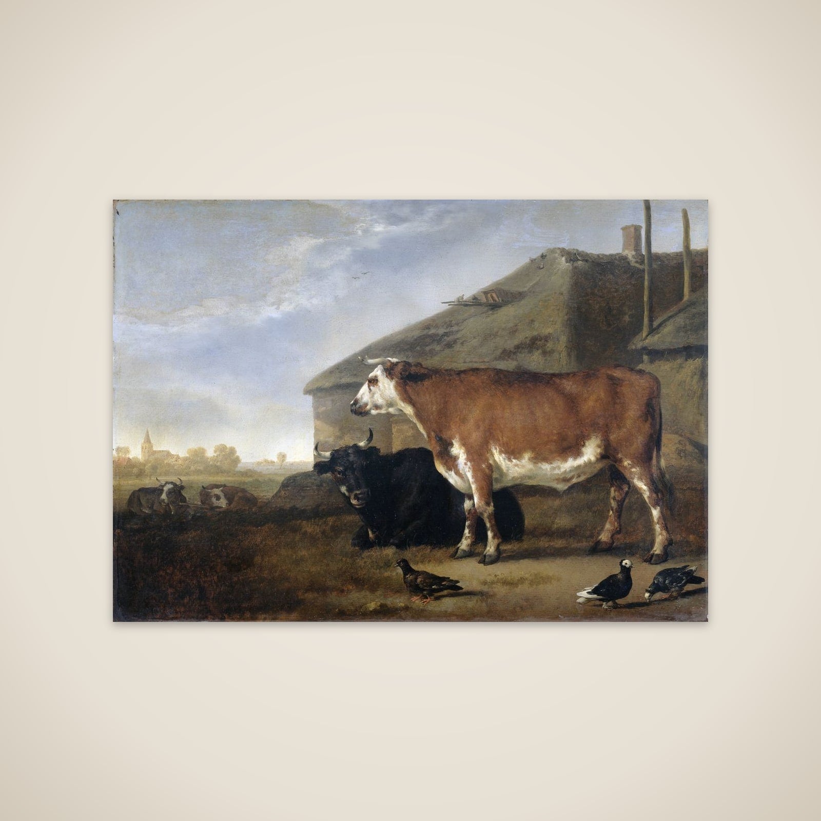 Cattle unframed print