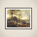 Cavalry Skirmish framed