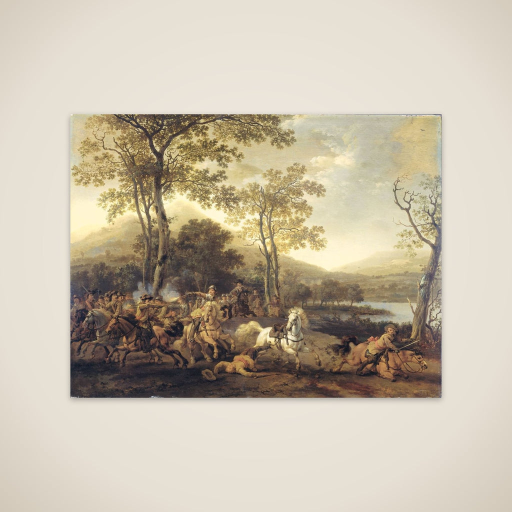 Cavalry Skirmish unframed print
