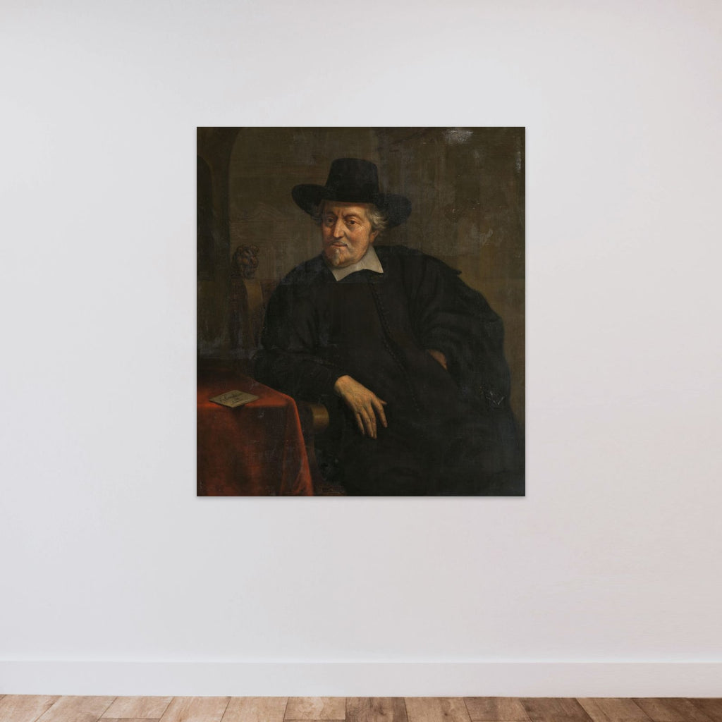 Self Portrait (?) unframed — shown to scale
