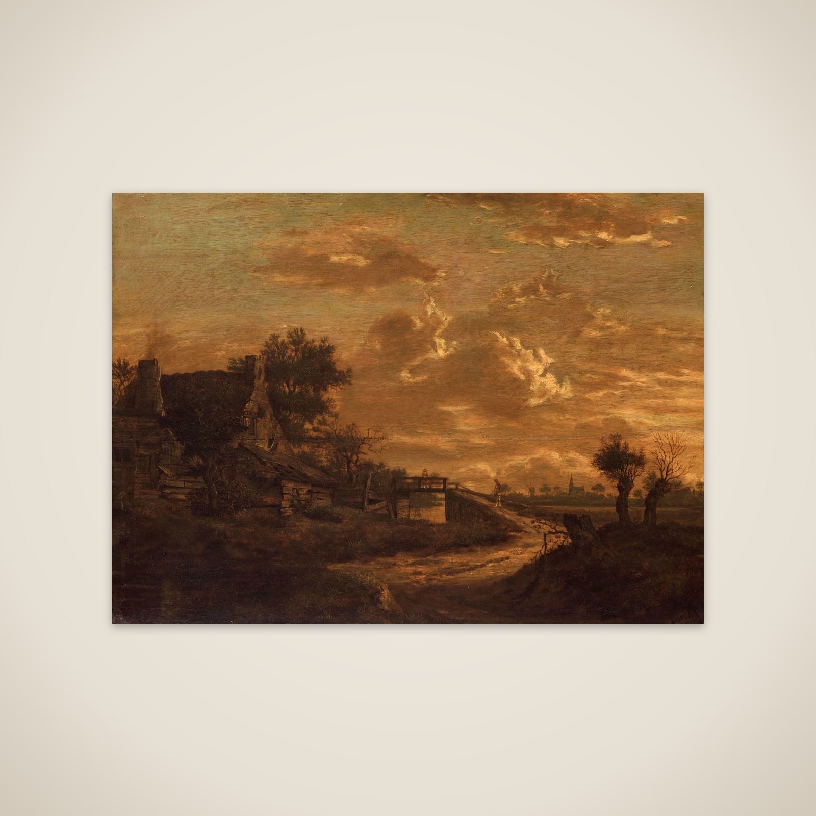 Landscape at Sunset unframed print