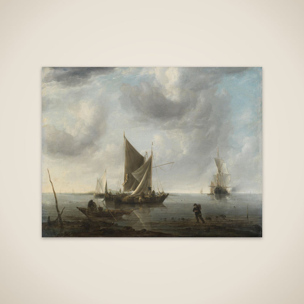 Ships at Anchor on a Quiet Sea unframed print