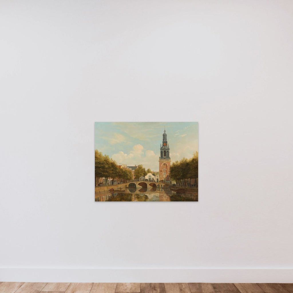 The Torensluis and the Jan Roodenpoortstoren in Amsterdam unframed — shown to scale