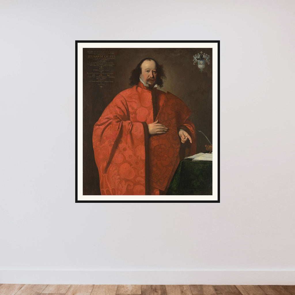 Bernardo Gritti, Proprefect of Bergamo framed — shown to scale