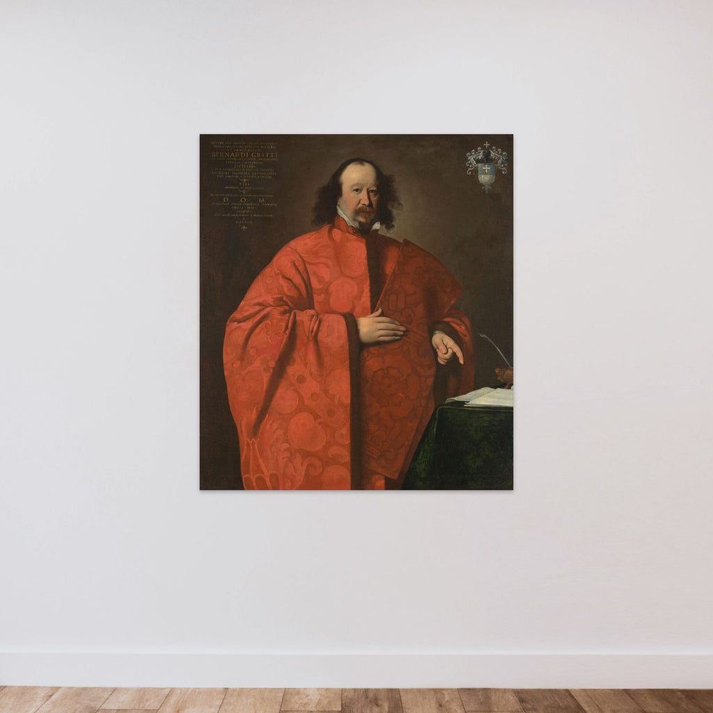 Bernardo Gritti, Proprefect of Bergamo unframed — shown to scale