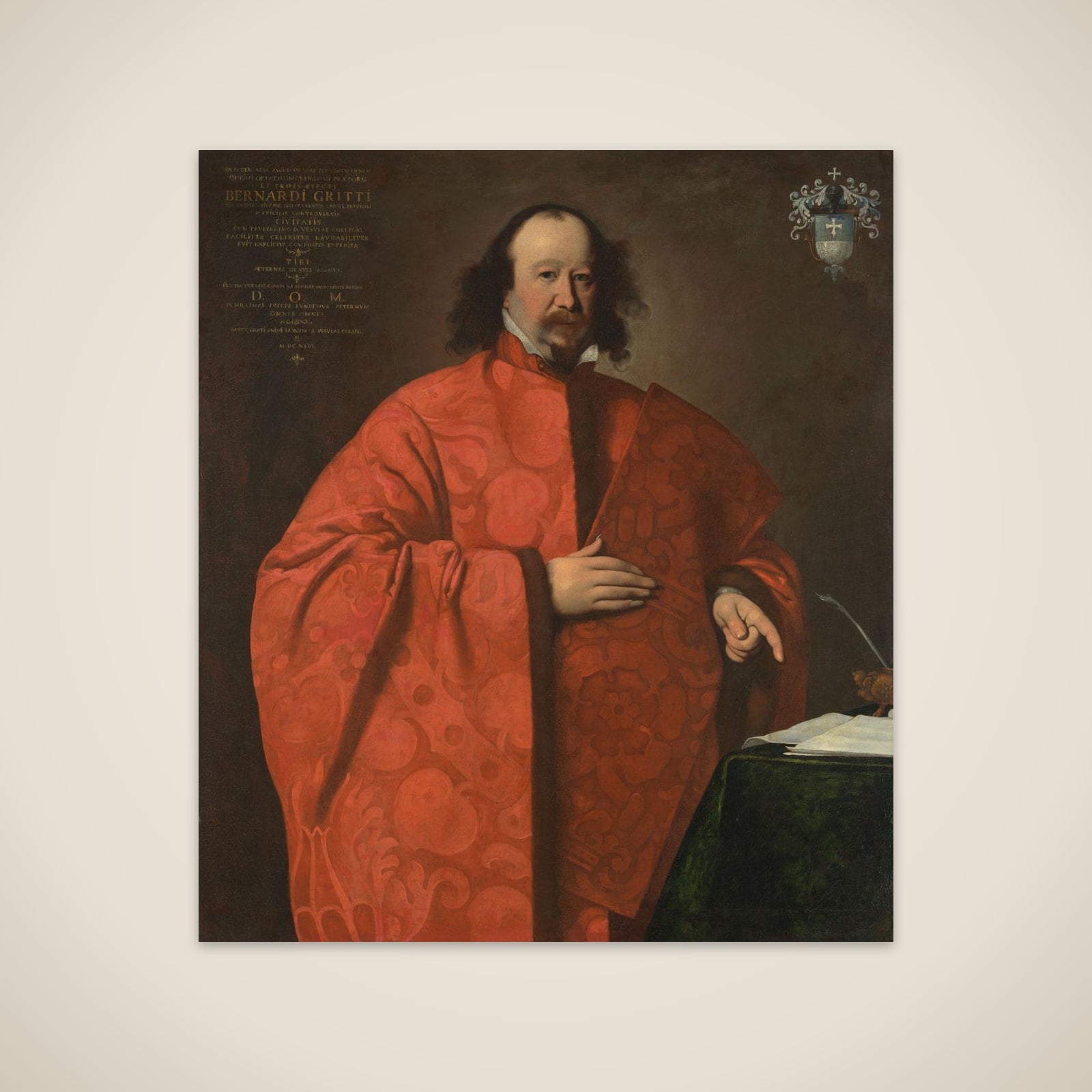 Bernardo Gritti, Proprefect of Bergamo unframed print