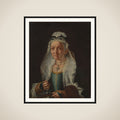 Portrait of an Old Lady framed