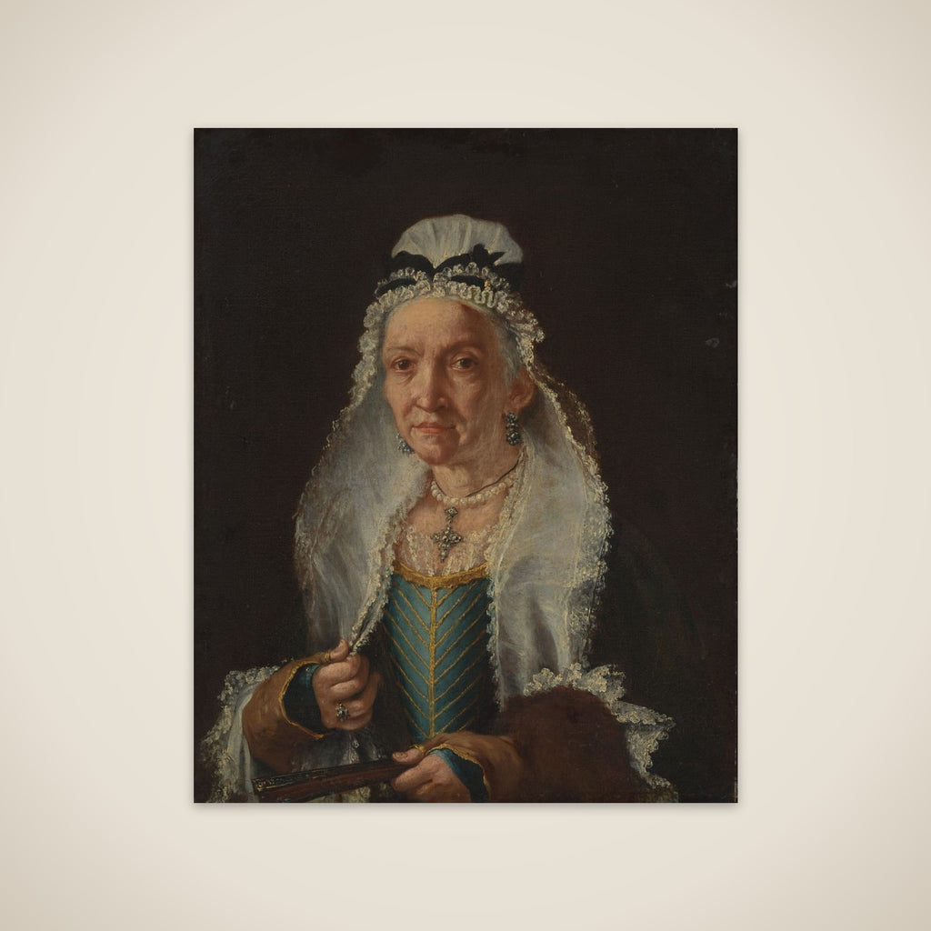 Portrait of an Old Lady unframed print