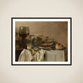 Still Life with a Fish framed