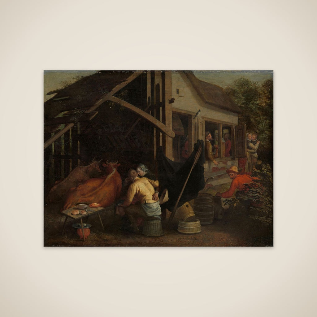 Couples Making Love at a Country Inn unframed print