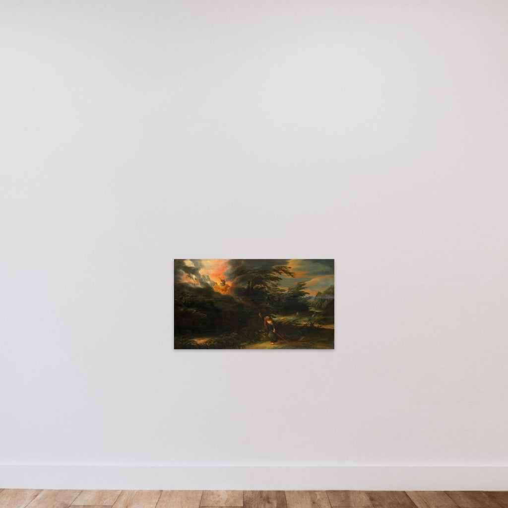 The Ascension of Elijah unframed — shown to scale