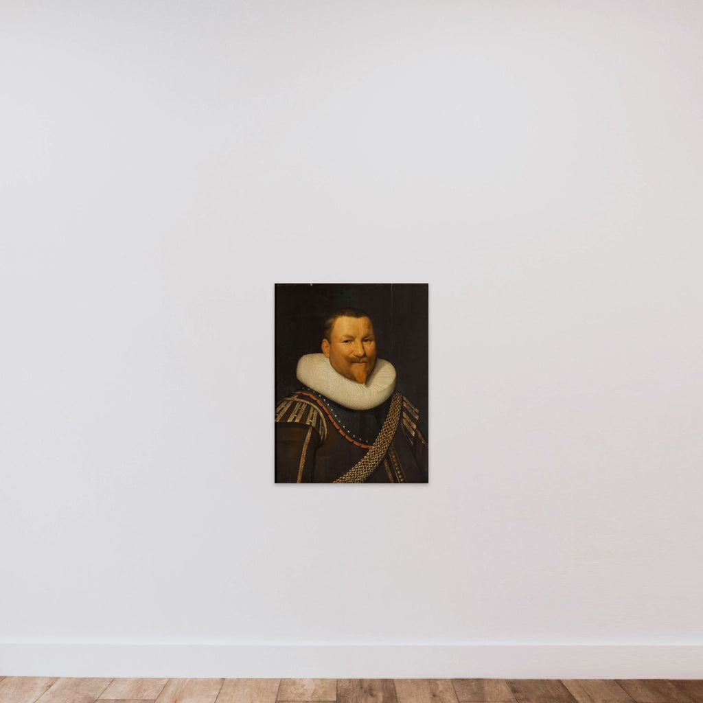 Portrait of Pieter Pietersz Hein (1577-1629), Vice Admiral of Holland unframed — shown to scale