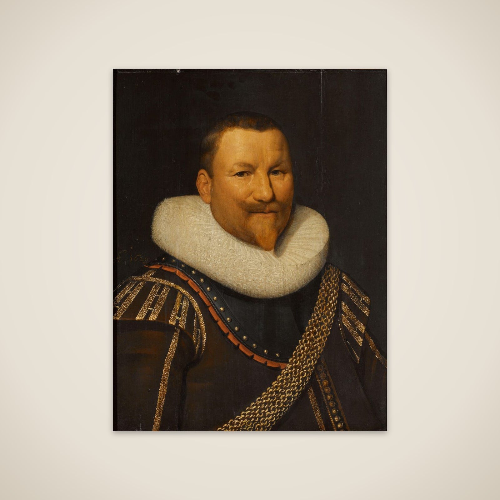 Portrait of Pieter Pietersz Hein (1577-1629), Vice Admiral of Holland unframed print