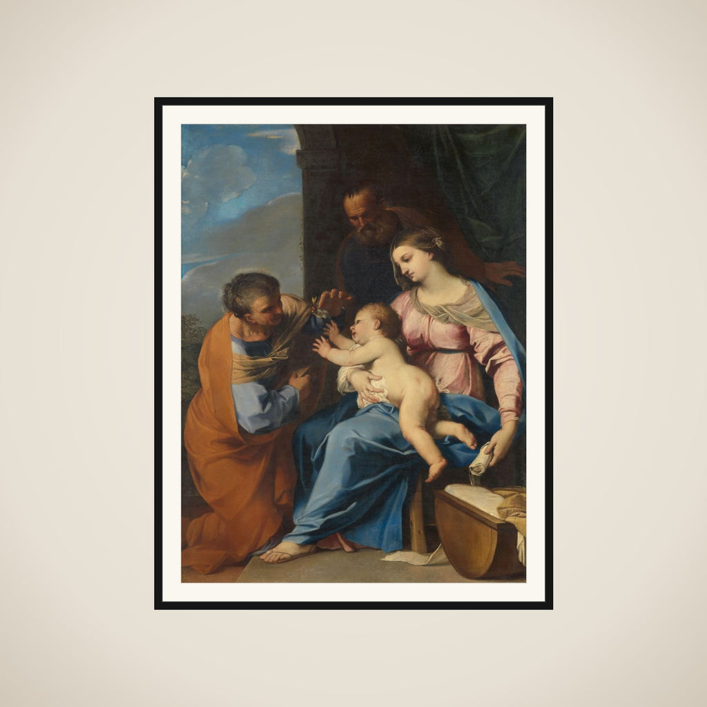 The Holy Family framed