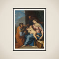 The Holy Family framed