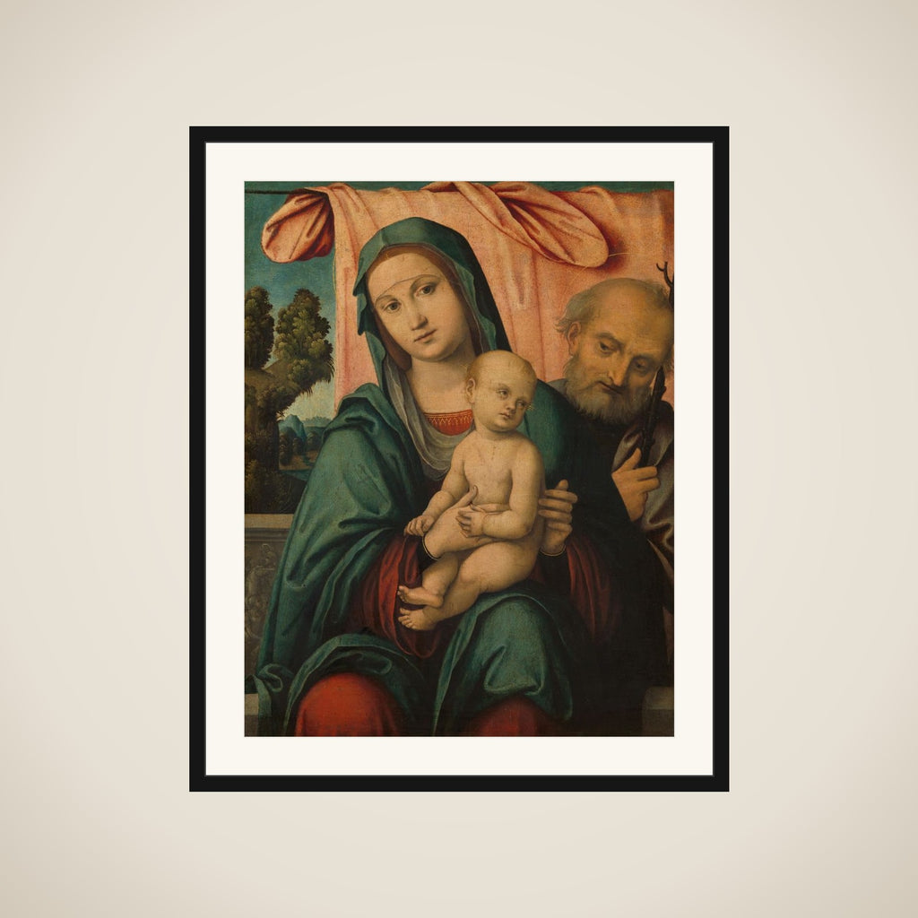 The Holy Family framed