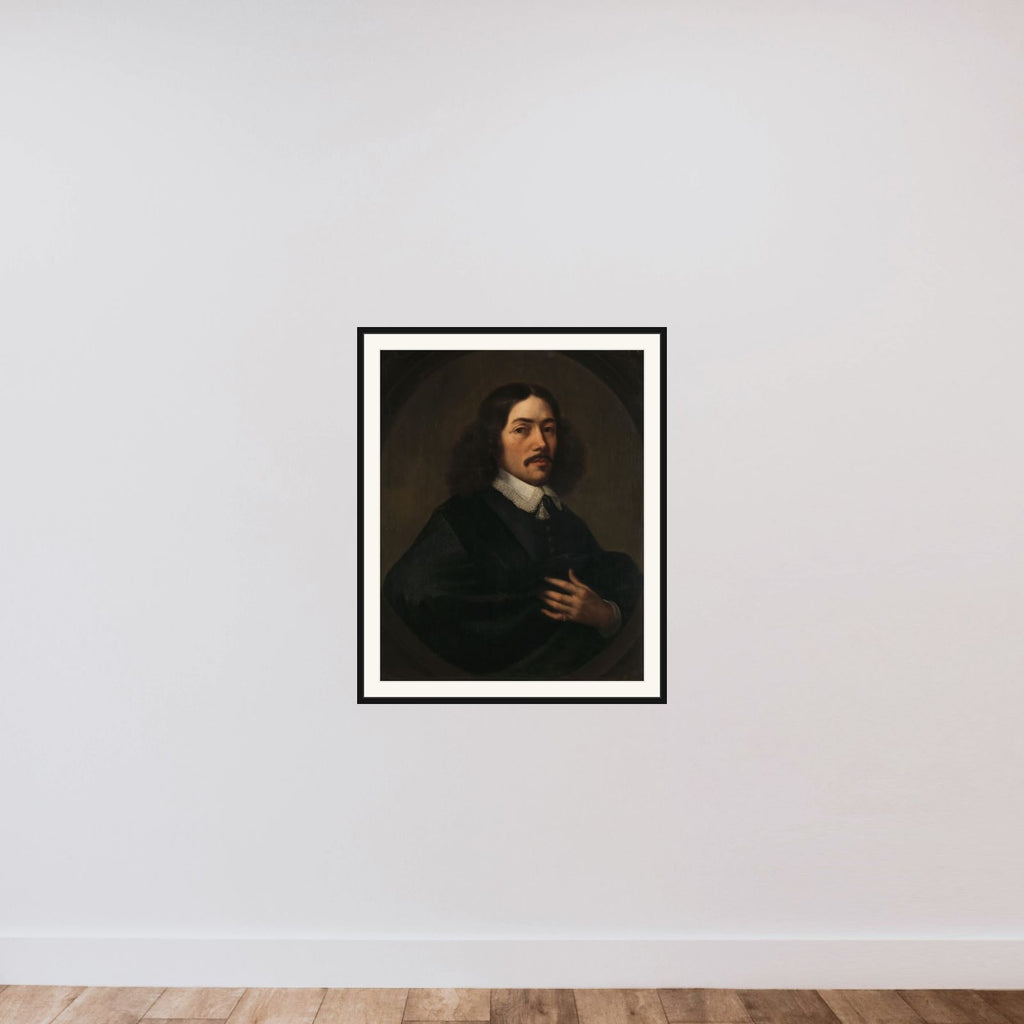 Johan Anthonisz van Riebeeck (1618-77), First Commander of Cape of Good Hope framed — shown to scale