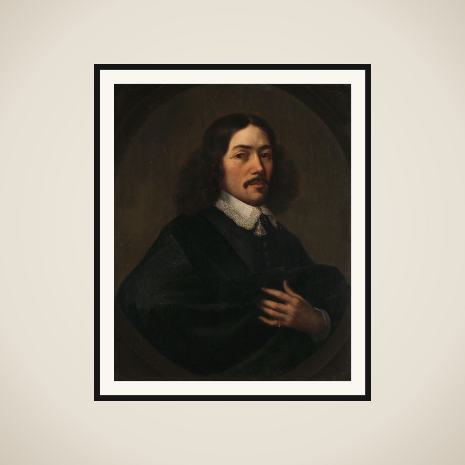 Johan Anthonisz van Riebeeck (1618-77), First Commander of Cape of Good Hope framed