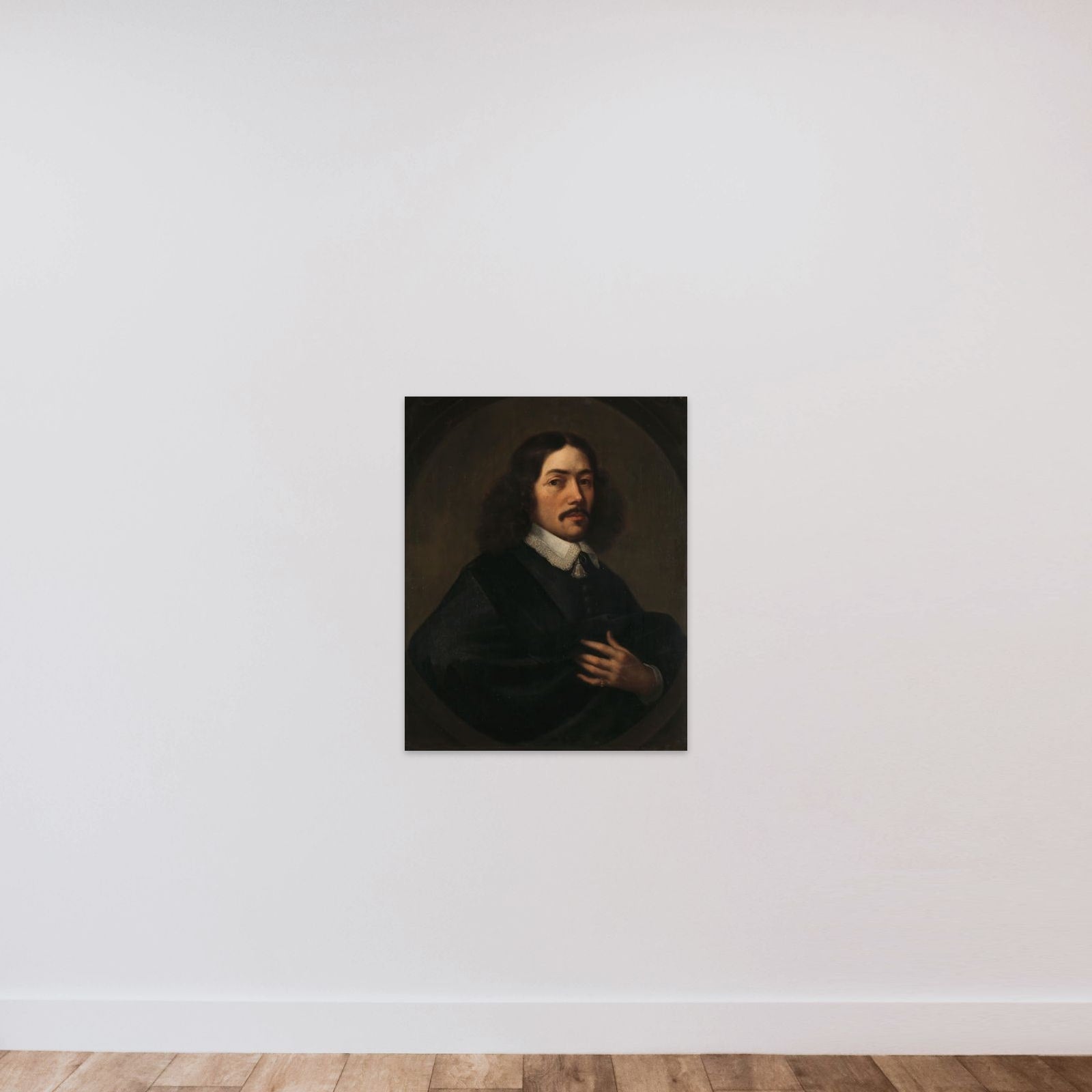 Johan Anthonisz van Riebeeck (1618-77), First Commander of Cape of Good Hope unframed — shown to scale