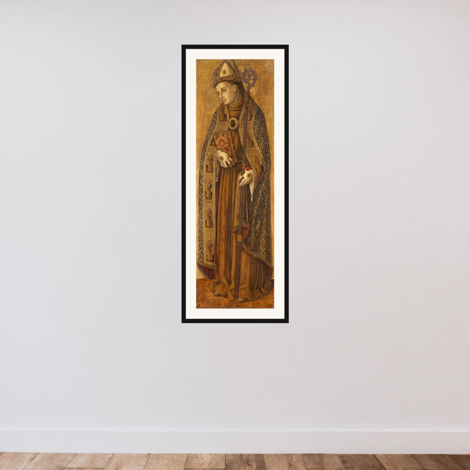 St Louis of France framed — shown to scale