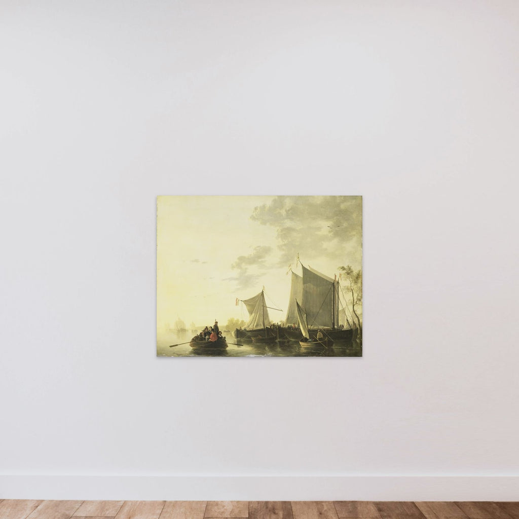 River View unframed — shown to scale