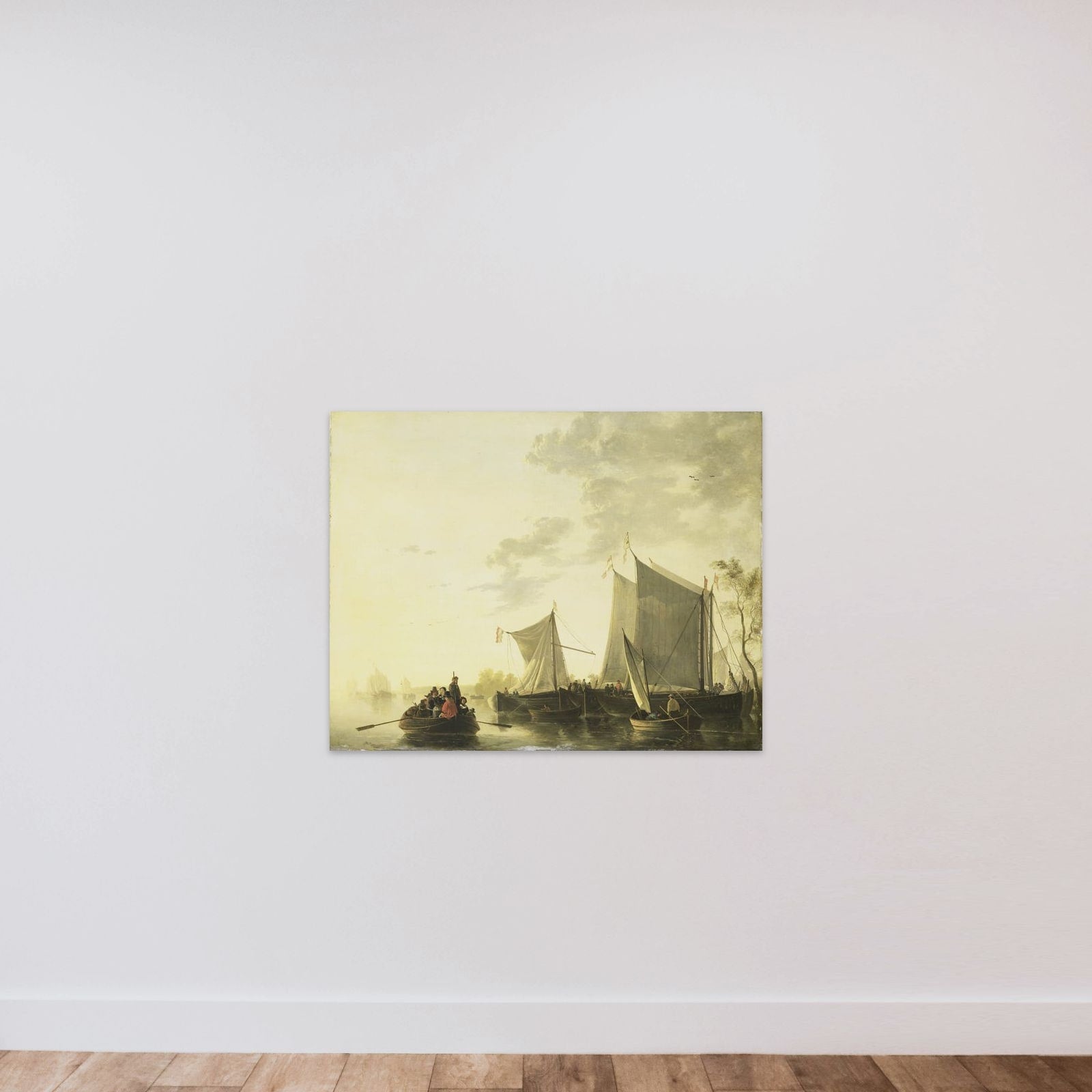 River View unframed — shown to scale