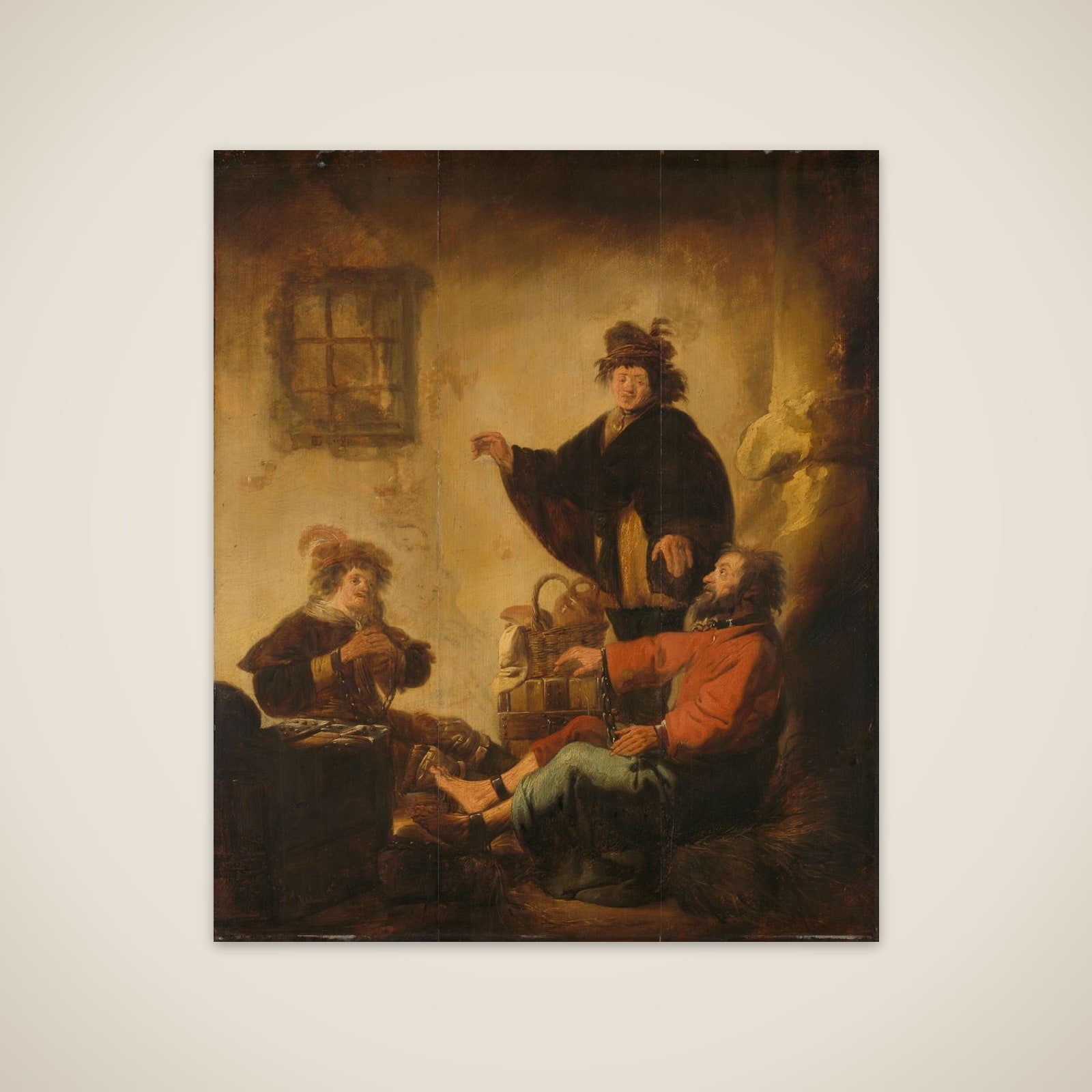 Joseph Interpreting the Dreams of the Baker and the Butler (Genesis 40:1-19) unframed print