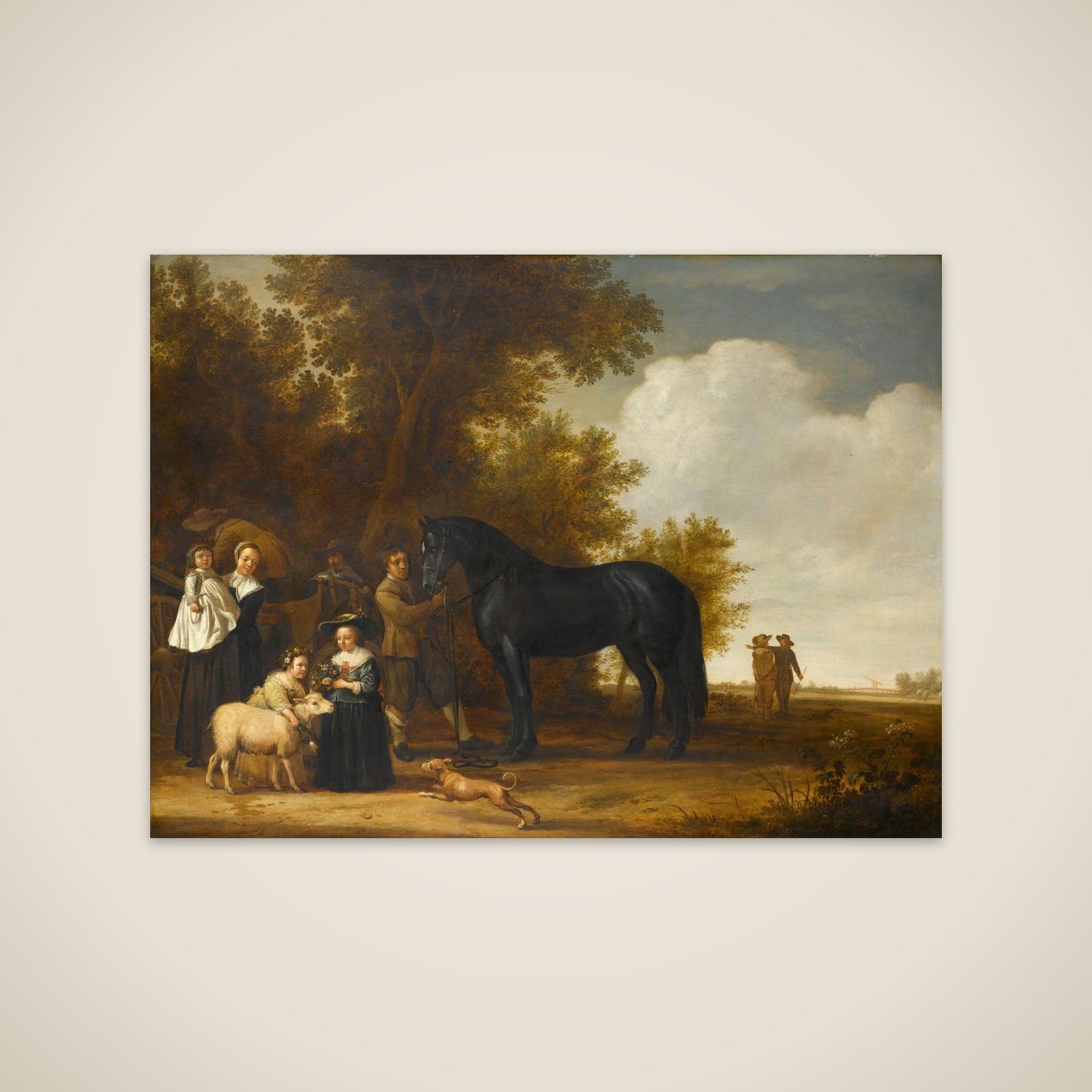 Group Portrait in a Landscape unframed print
