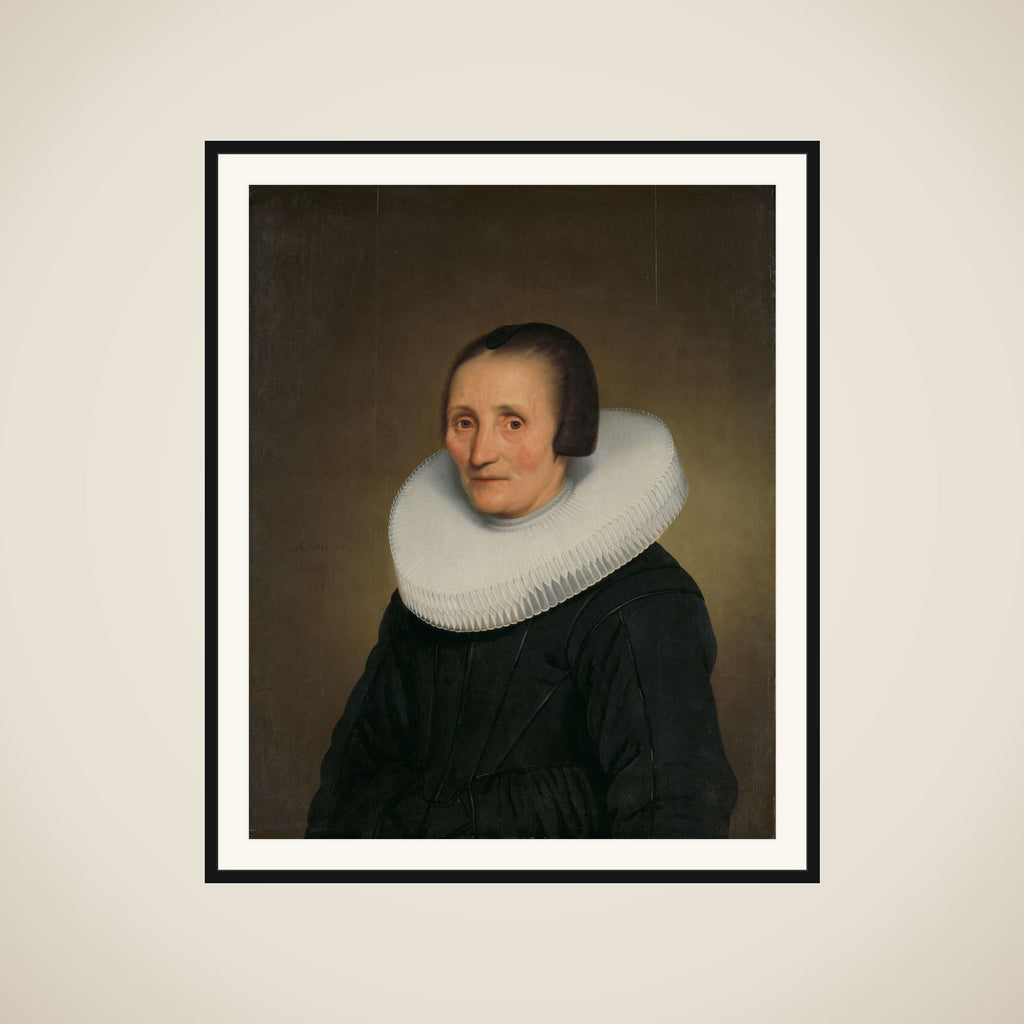 Margaretha de Geer (1585-1672), Wife of Jacob Jacobsz. Trip framed